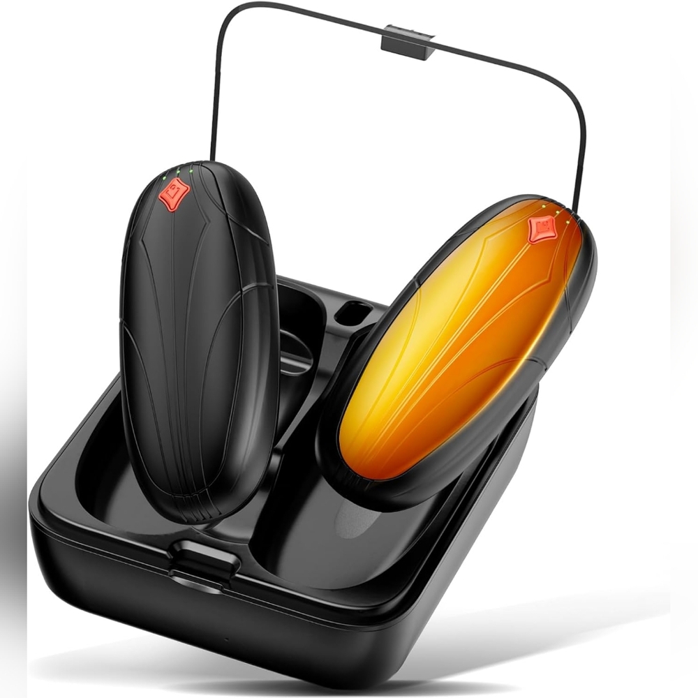 New Miaton Electric Portable Hand Warmers Rechargeable 2 Pack + Charging Case